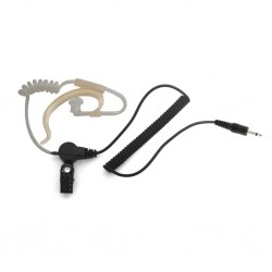 Tubo acústico recto 3,5mm con orejera